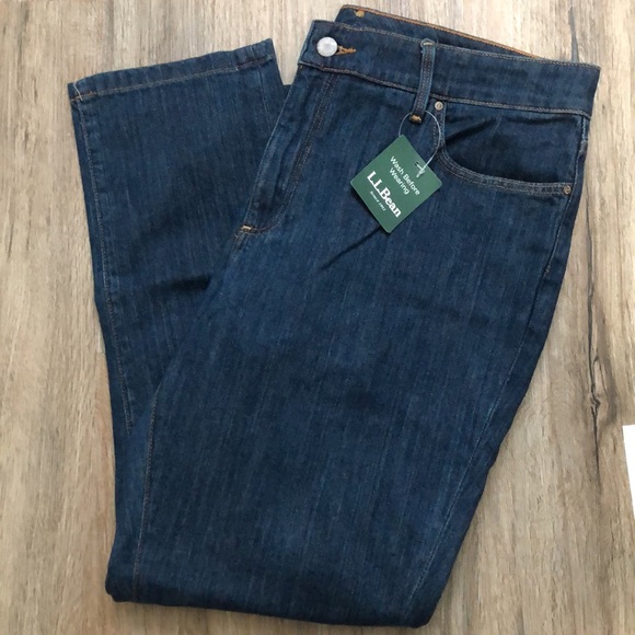 L.L. Bean Woman's Blue Denim Jeans - Picture 3 of 13